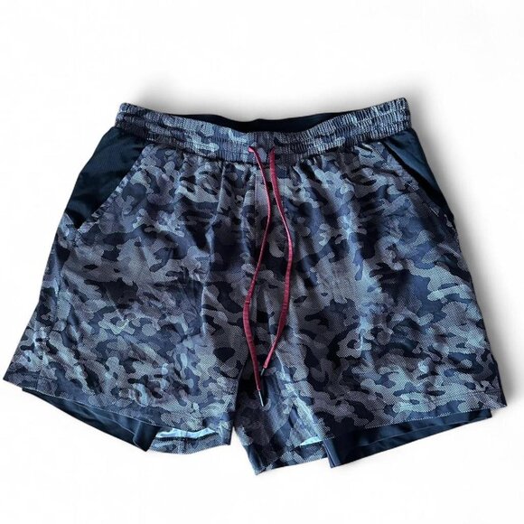 Lululemon Repetition Short Small Pebble Camo White Black / Black XXL - Picture 4 of 8